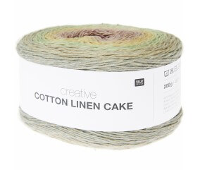 Pelote à tricoter Creative Cotton Linen Cake - 200GR - Rico Design