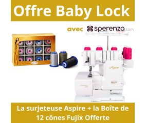 Surjeteuse recouvreuse Aspire – précision, polyvalence et facilité - Baby Lock - Garantie 5 ans offres