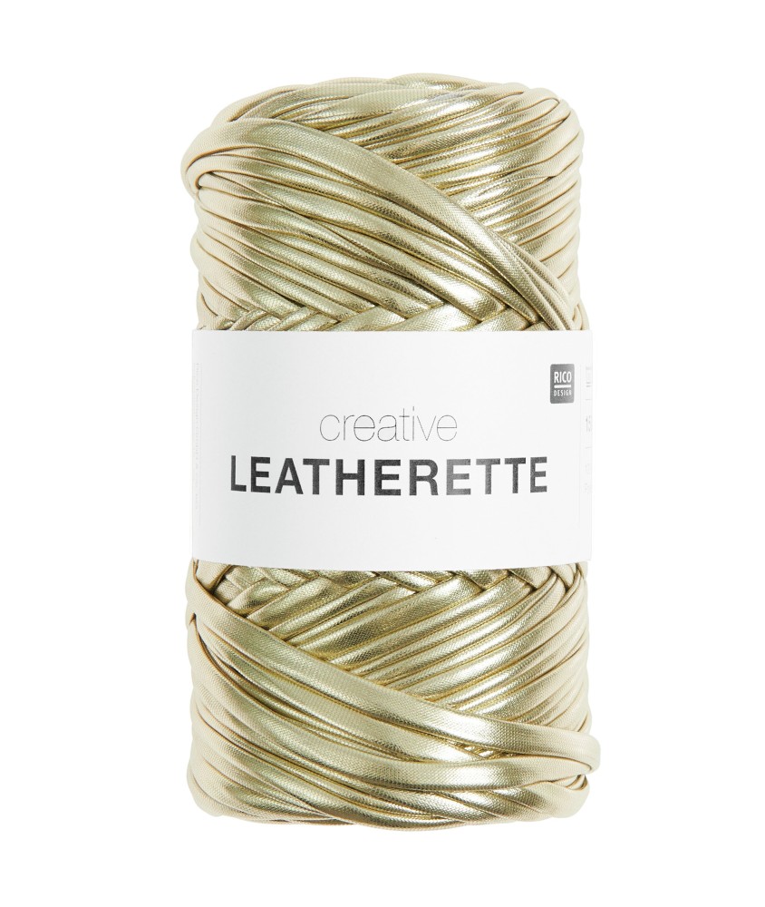 Fil à crocheter CREATIVE LEATHERETTE - 150gr - Rico Design