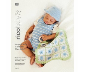 Le petit livre à tricoter Rico Baby - Rico Baby Cozy Organic Cotton Cashmere - Rico Design - N°43