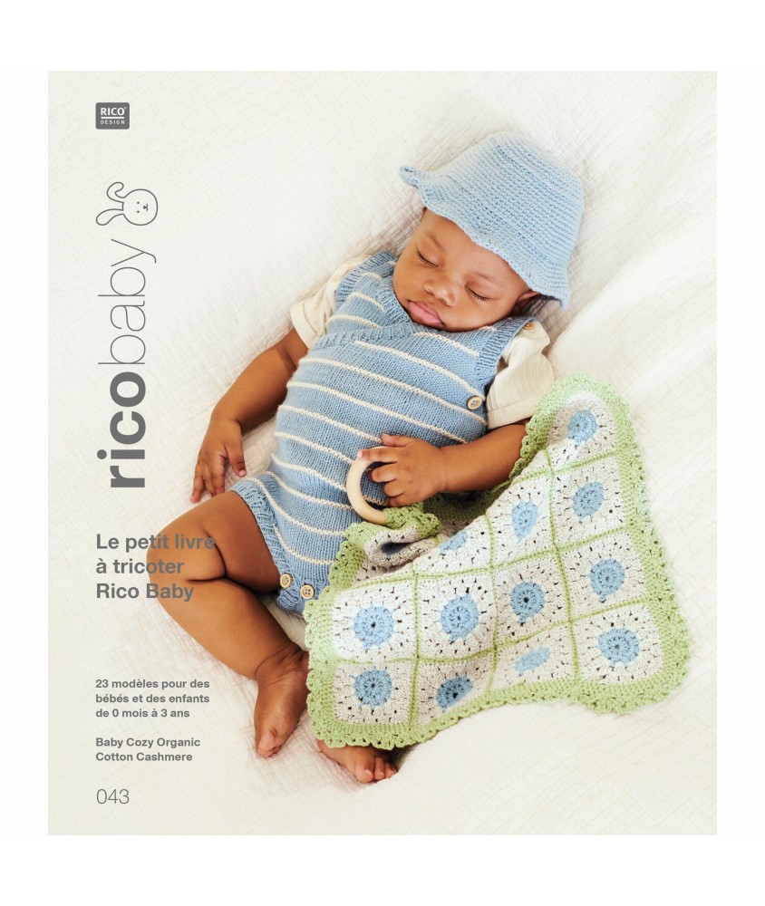 Le petit livre à tricoter Rico Baby - Rico Baby Cozy Organic Cotton Cashmere - Rico Design - N°43