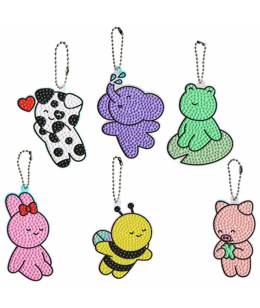 Kit Diamond Painting "Hangers Animals" - Rico Design