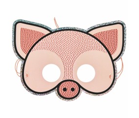 Kit Diamond Painting "Masques Animaux" - Rico Design