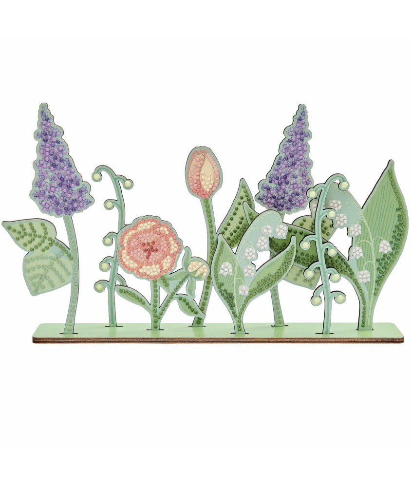 Kit Diamond Painting "Prairie de Printemps" - Rico Design