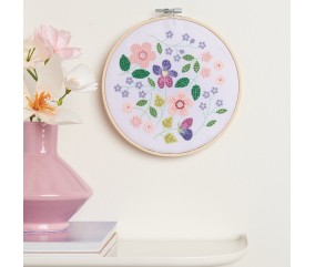 Kit Diamond Painting "Fleurs scintillantes" - Rico Design