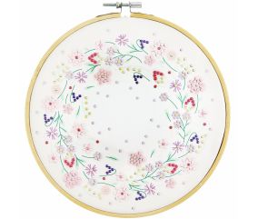 Kit Diamond Painting "Couronne florale scintillante" - Rico Design