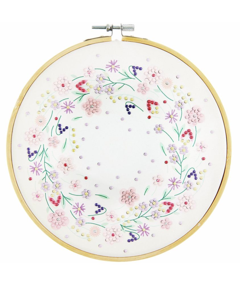 Kit Diamond Painting "Couronne florale scintillante" - Rico Design