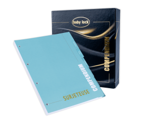 Compendium pour surjeteuses, guide complet des points de surjet - Babylock