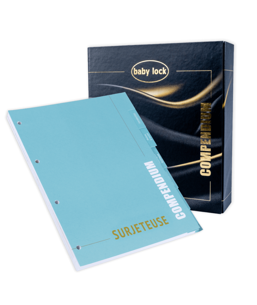 Compendium pour surjeteuses, guide complet des points de surjet - Babylock