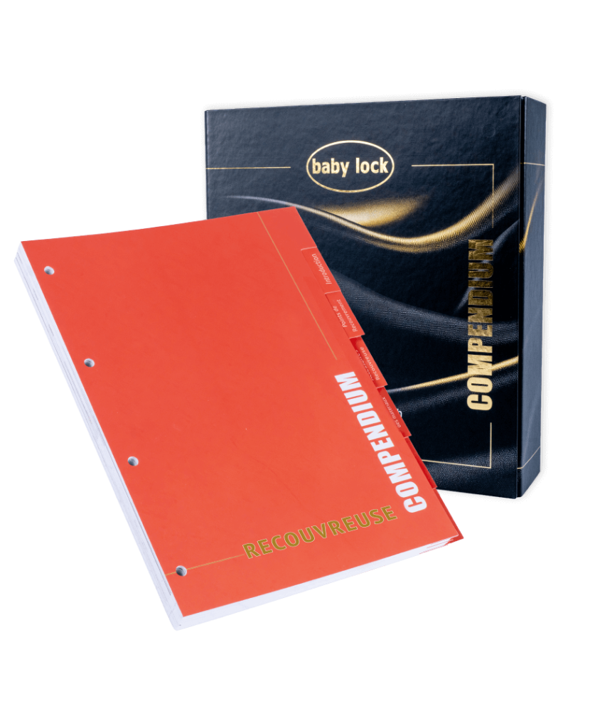 Compendium pour recouvreuses, guide complet des points de recouvrement - Babylock