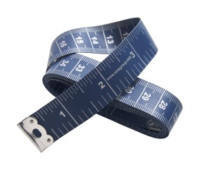 Mètre ruban couture 150 cm - Collection fleurs bleues - Hobby Gift