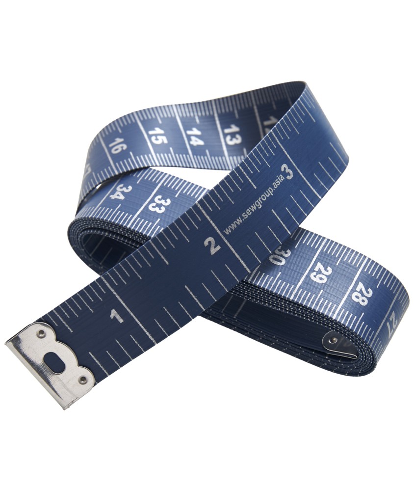 Mètre ruban couture 150 cm - Collection fleurs bleues - Hobby Gift