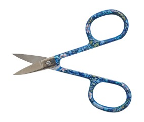 Ciseaux de broderie 9 cm - Collection fleurs bleues - Hobby Gift