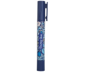 Stylo colle tissu temporaire - 6 gr - Collection fleurs bleues - Hobby Gift