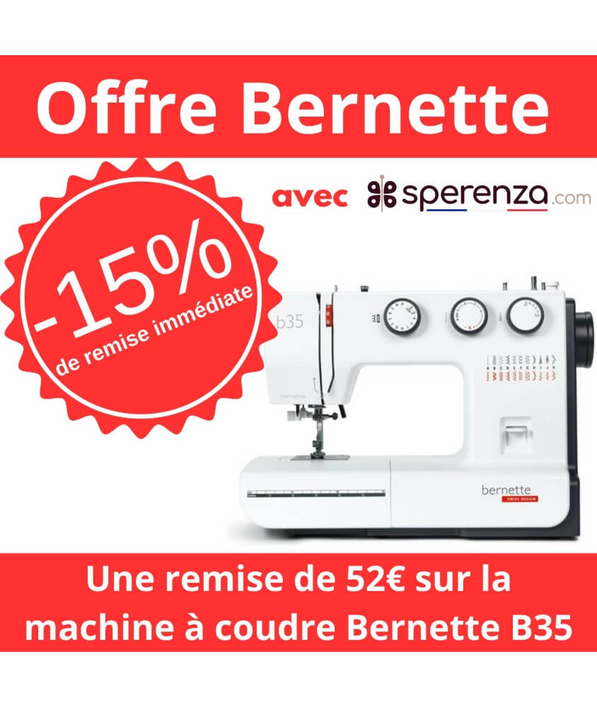Machine à coudre mécanique B35 Bernette Garantie 5 ans promo solde offre remise