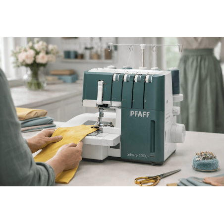 Surjeteuse PFAFF Admire 3000 - couture d'un vêtement