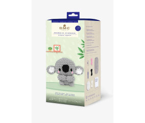 Kit crochet amigurumi Dozy le Koala XL - DMC