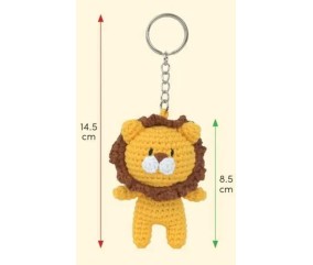 Mini porte-clés Amigurumi Levi The Lion - Anchor