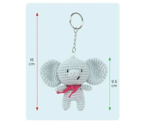 Mini porte-clés Amigurumi Eli The Elephant - Anchor