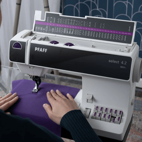 PFAFF Select 4.2 - couture d'un tissu épais