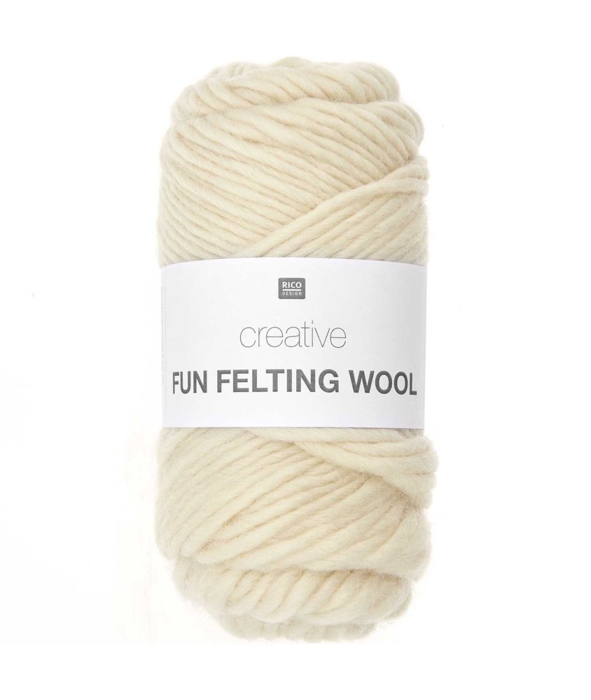 Laine à feutrer créative CREATIVE FUN FELTING WOOL - Rico design