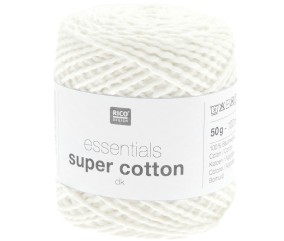 Coton à tricoter ou crocheter Essentials Super Cotton DK - Rico Design