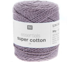 Coton à tricoter ou crocheter Essentials Super Cotton DK - Rico Design