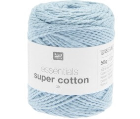 Coton à tricoter ou crocheter Essentials Super Cotton DK - Rico Design