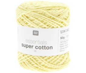 Coton à tricoter ou crocheter Essentials Super Cotton DK - Rico Design