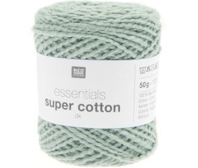 Coton à tricoter ou crocheter Essentials Super Cotton DK - Rico Design