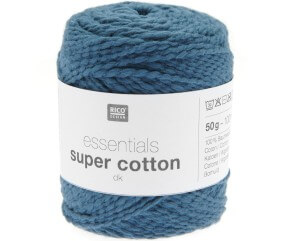 Coton à tricoter ou crocheter Essentials Super Cotton DK - Rico Design