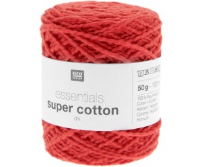 Coton à tricoter ou crocheter Essentials Super Cotton DK - Rico Design