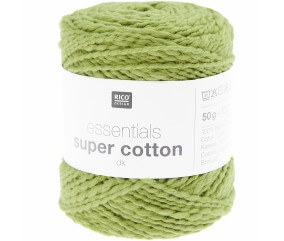 Coton à tricoter ou crocheter Essentials Super Cotton DK - Rico Design