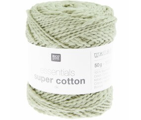 Coton à tricoter ou crocheter Essentials Super Cotton DK - Rico Design
