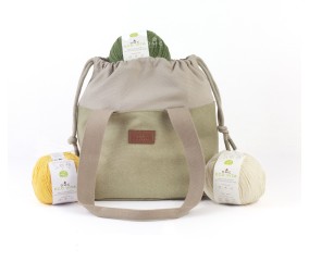 Sac à ouvrage Outdoors Eco Vita - 28 x 24 x 14 cm - 2 coloris - DMC