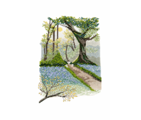 Kit point de croix Paysage printannier – DMC