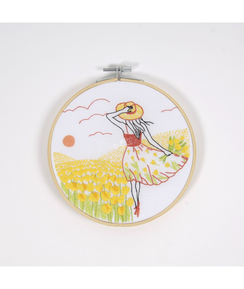 Kit de Broderie - Tulipes Romantiques - DMC