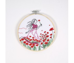 Kit de Broderie - Coquelicots Romantiques - DMC