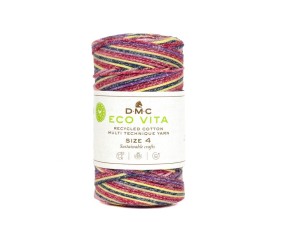 Coton recyclé ECO VITA 4 MULTICOLORE (250gr) ! - Dmc - certifié Oeko-Tex