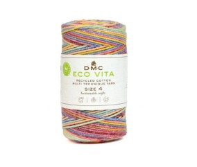 Coton recyclé ECO VITA 4 MULTICOLORE (250gr) ! - Dmc - certifié Oeko-Tex