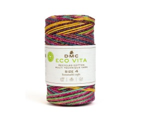 Coton recyclé ECO VITA 4 MULTICOLORE (250gr) ! - Dmc - certifié Oeko-Tex