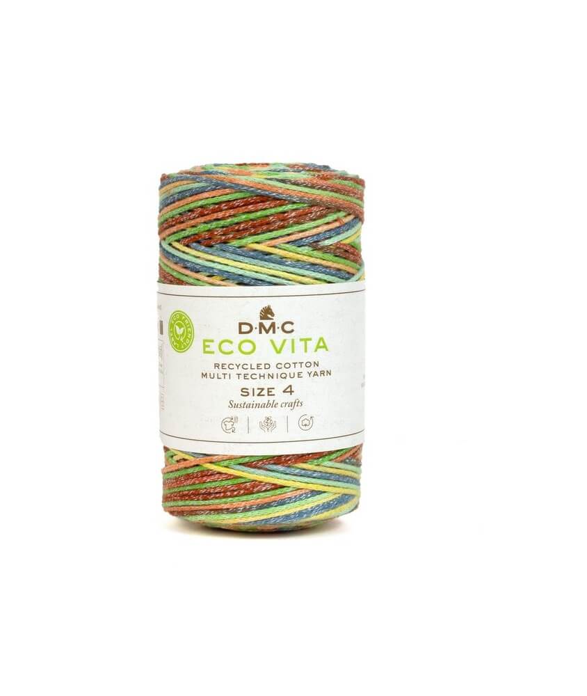 Coton recyclé ECO VITA 4 MULTICOLORE (250gr) ! - Dmc - certifié Oeko-Tex