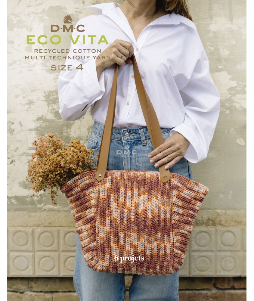 Livre de modèles ECO VITA 4 , 6 modèles de sacs - Dmc