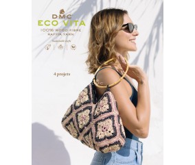 Livre de modèles en fil Eco Vita Raffia - 4 modèles - DMC
