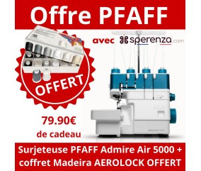 Surjeteuse PFAFF Admire Air 5000  offre sperenza solde cadeau offert solde remise