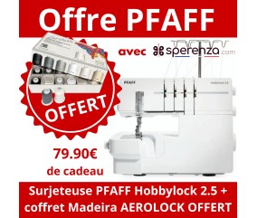Surjeteuse PFAFF hobbylock 2.5 sperenza solde remise promo promotion cadeau