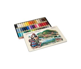 Coffret de 48 fils à coudre polyester Nostalgie 1895 Gütermann sperenza bobines