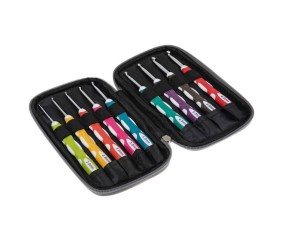 Set de Crochets Soft Grip du N°2 à N°6 avec pochette - Milward