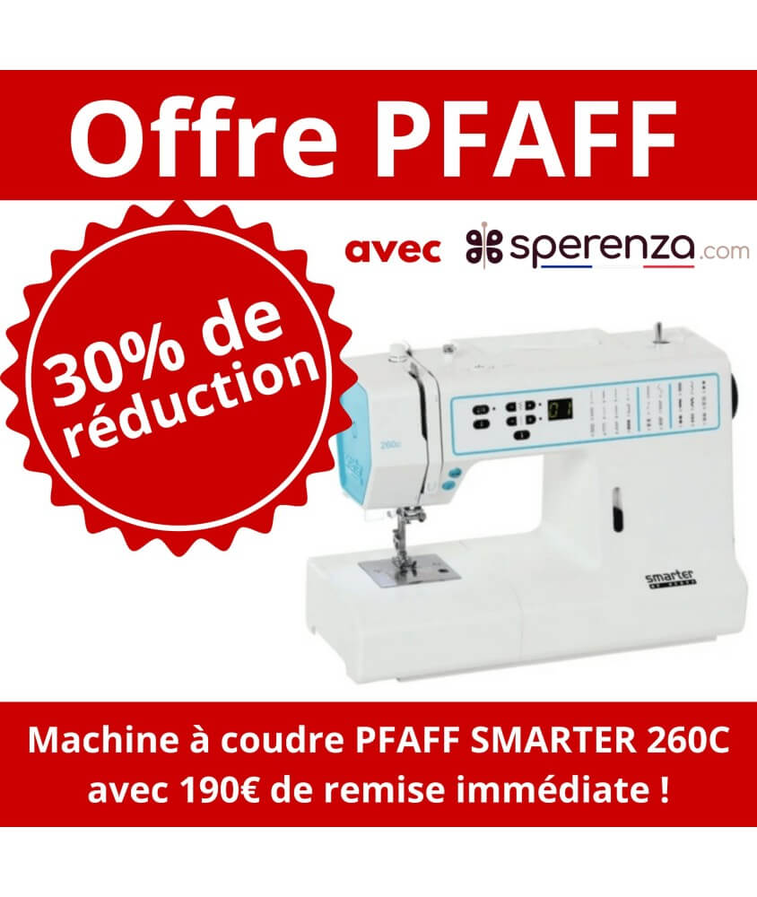 PFAFF Smarte 260C remise réduction solde offre cadeau sperenza