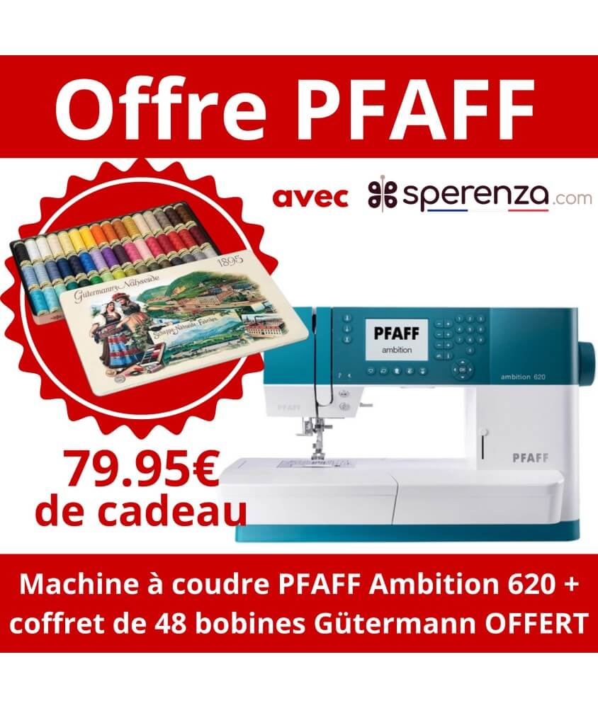 Machine à coudre Pfaff Ambition 620 cadeau offre sperenza promotion solde